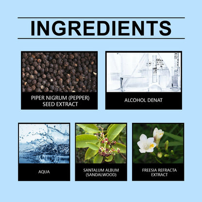 Roxelis Men's Cologne Natural Fresh Without Pungent Charm Plus Mild Aroma Men's Fragrance Water