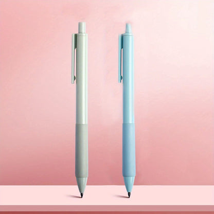 2pcs Morandi Color Black No Sharpening Writing Painting Eternity Pencil