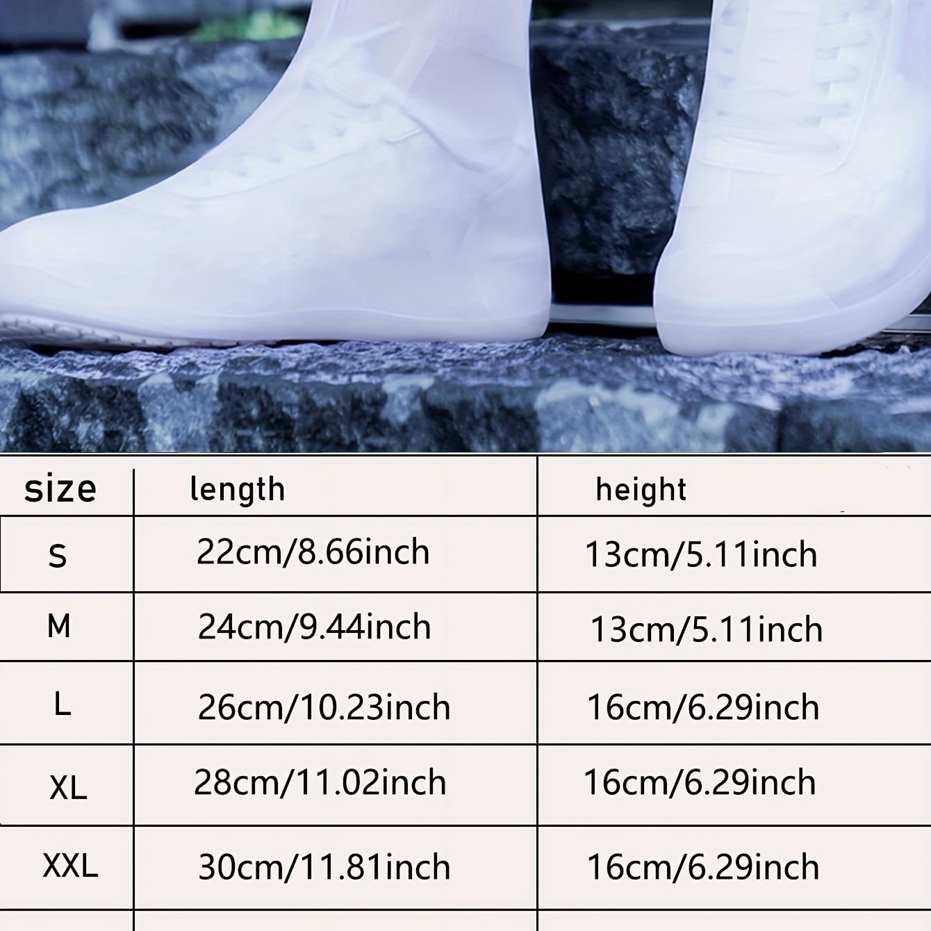 Waterproof Silicone Rain Shoes - Non-Slip, Wear-Resistant, and Perfect for All Ages