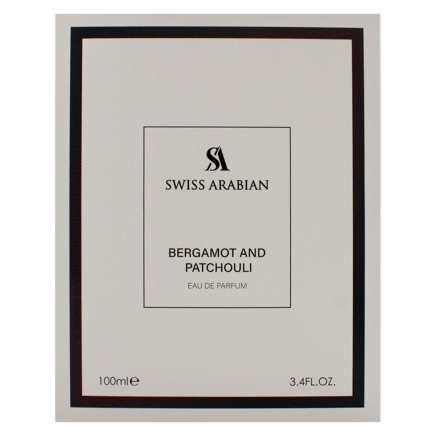 Bergamot and Patchouli by Swiss Arabian for Men - 3.4 oz EDP Spray