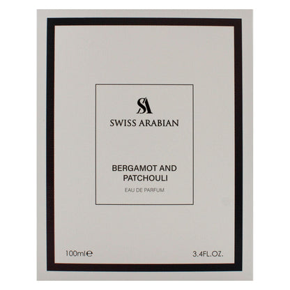 Bergamot and Patchouli by Swiss Arabian for Men - 3.4 oz EDP Spray