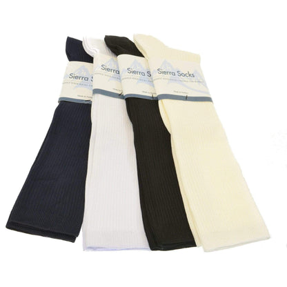 Girl's Uniform Knee Highs, Ladies Knee-High Bamboo Ribbed Legwear