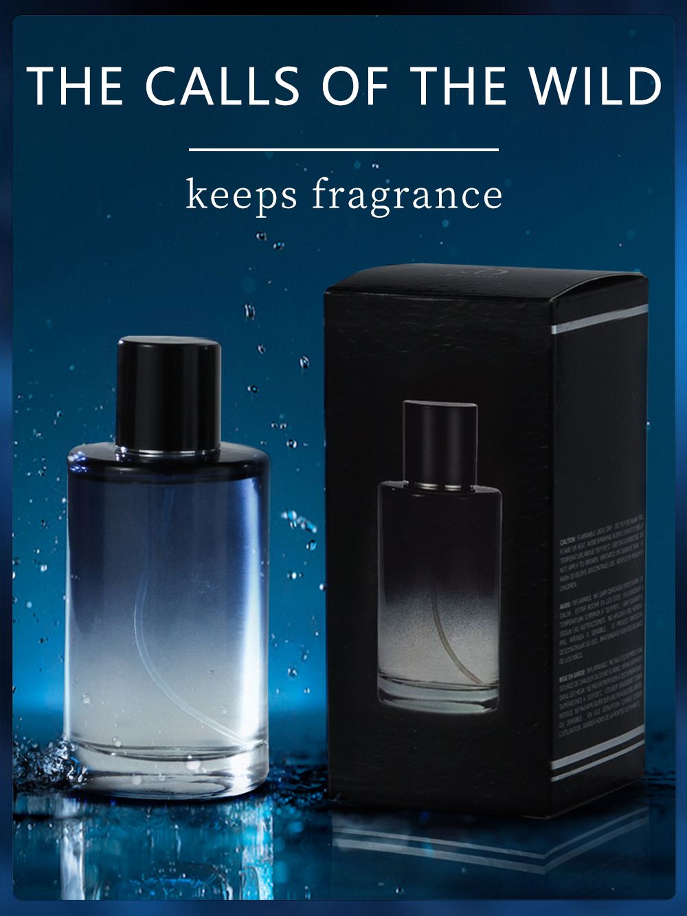 3.4 Oz Men's Eau De Toilette Spray, Refreshing & Wild Masculine Scent, For Daily Use Men's Casual Cologne, Smell Fresh All Day, A Gift For Any Occasion