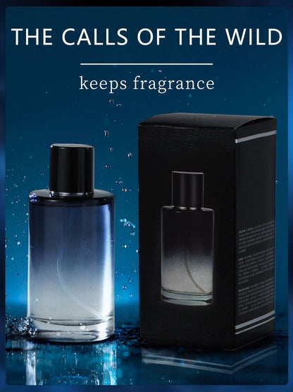 3.4 Oz Men's Eau De Toilette Spray, Refreshing & Wild Masculine Scent, For Daily Use Men's Casual Cologne, Smell Fresh All Day, A Gift For Any Occasion