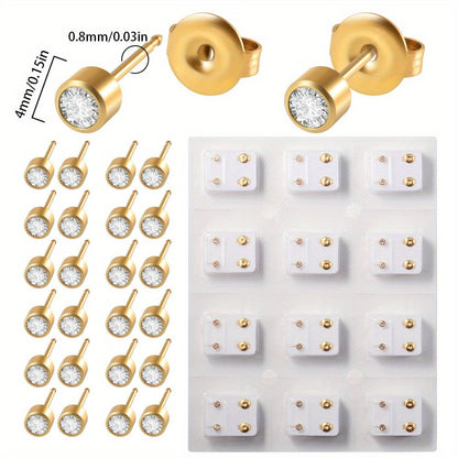 98-Piece Professional Ear & Nose Piercing Kit - Perfect for Home & Salon Use!