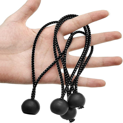 20pcs 6 Inch Bungee Cords, Bungee Balls, Bungee Cords With Balls, Elastic String Ties For Camping, Tents, Tarp, Canopy Shelter, Wall Pipe, Holding Wire And UV Resistant