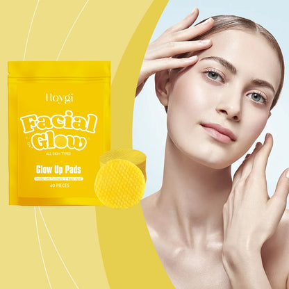 Hoygi Turmeric Cleansing Pad Gently Cleanses Facial Skin, s Dull Skin, Cleanses, s And Nourishes