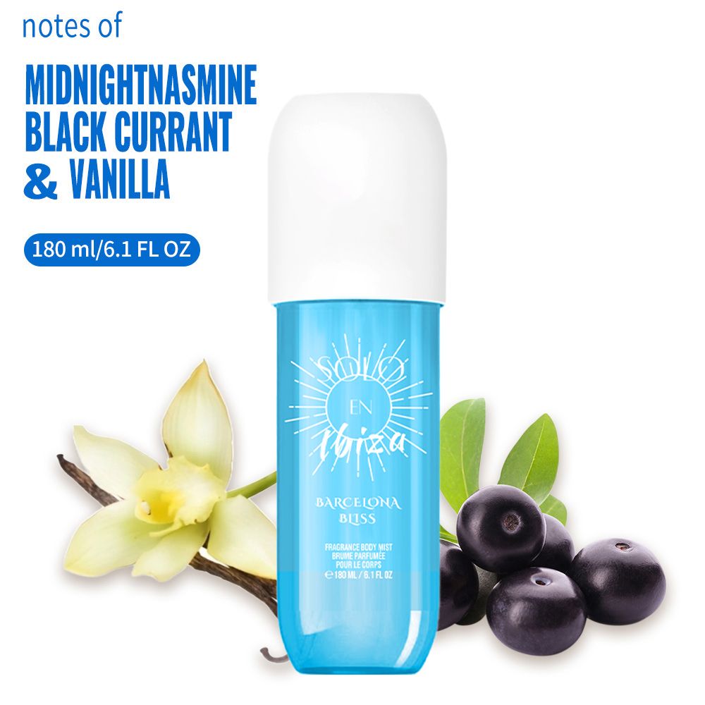 [SOLO EN IBIZA Mist] 4pcs Set SOLO EN IBIZA6.1fl.oz Long-Lasting Hair & Body Fragrance Misfor Women Perfect for Dating, Parties and GiftGiving