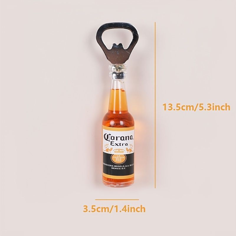 1pc Magnetic Beer Bottle Opener - Perfect Housewarming, Birthday, and Men's Gift - Easy to Use and Stylish