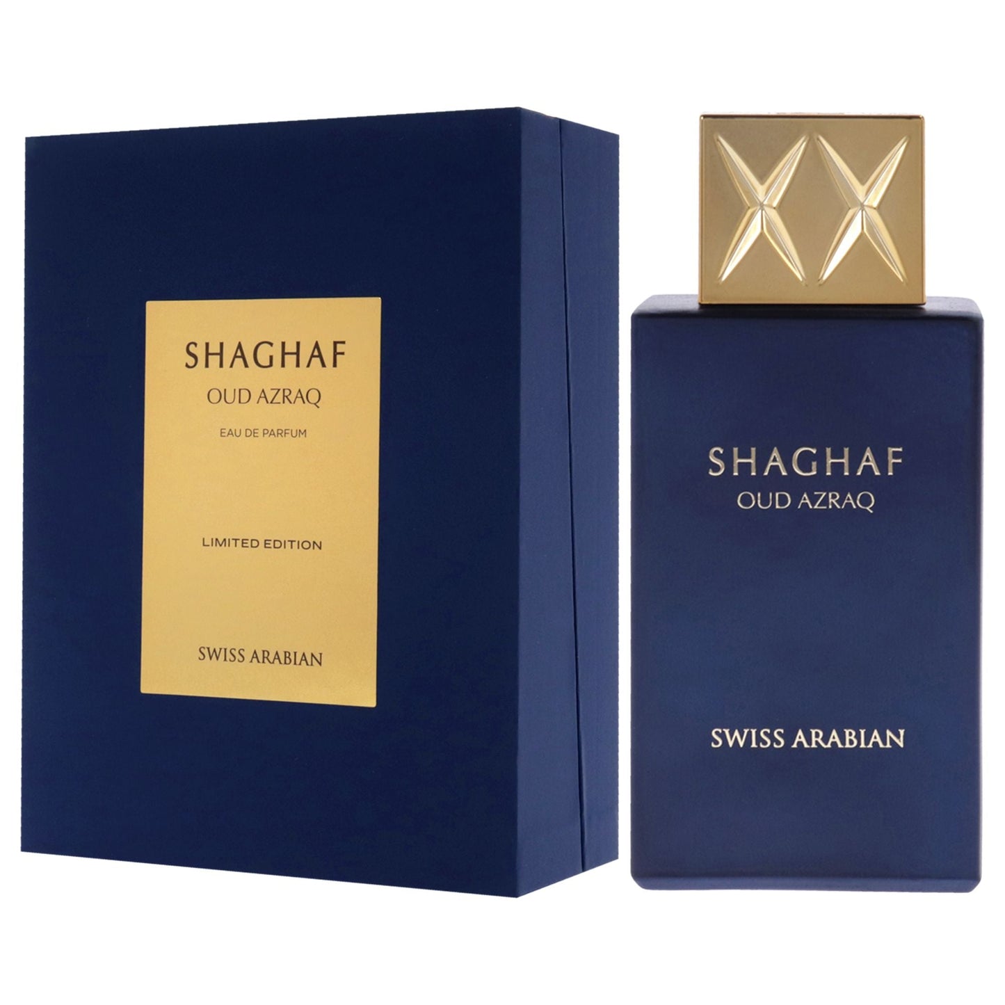 Shaghaf Oud Azraq by Swiss Arabian for Unisex - 2.5 oz EDP Spray (Limited Edition)
