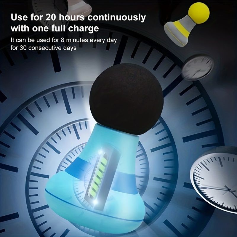 Powerful Handheld Massager Wand With 6 Magic Vibration Modes, Personal Mini Electric Massager Men & Women For Neck Shoulder Back Body Massage