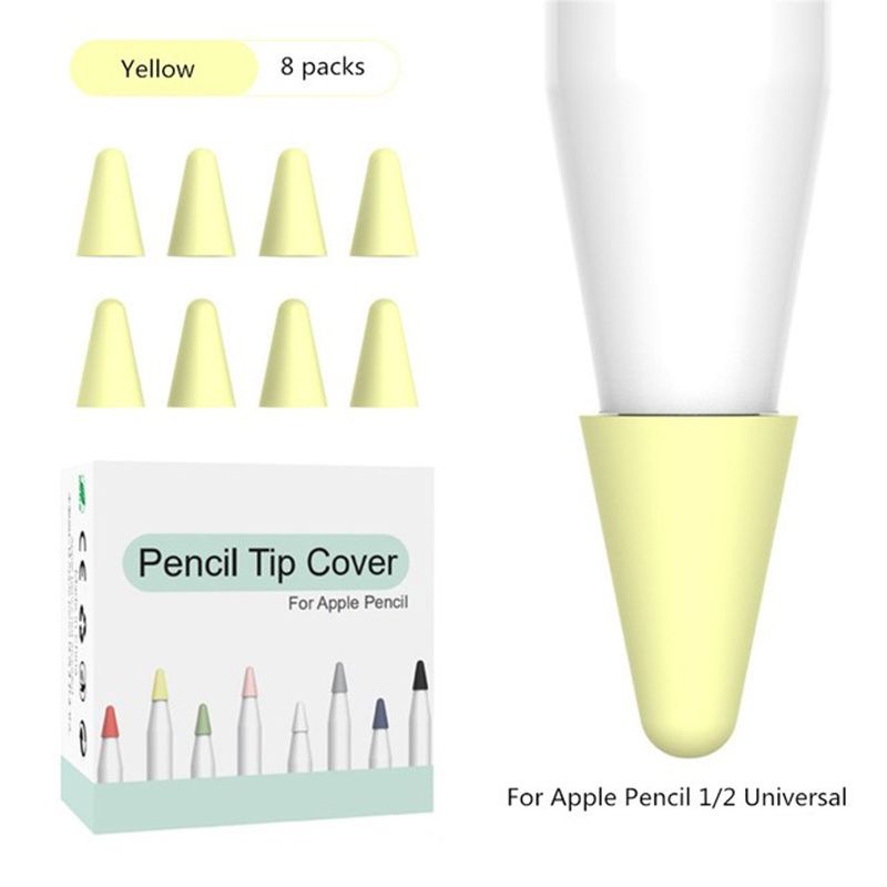 Silicone Replacement Tip Case For Apple Pencil 1/2 Touchscreen Stylus Pen Case Nib Protective Cover Skin For Apple Pencil