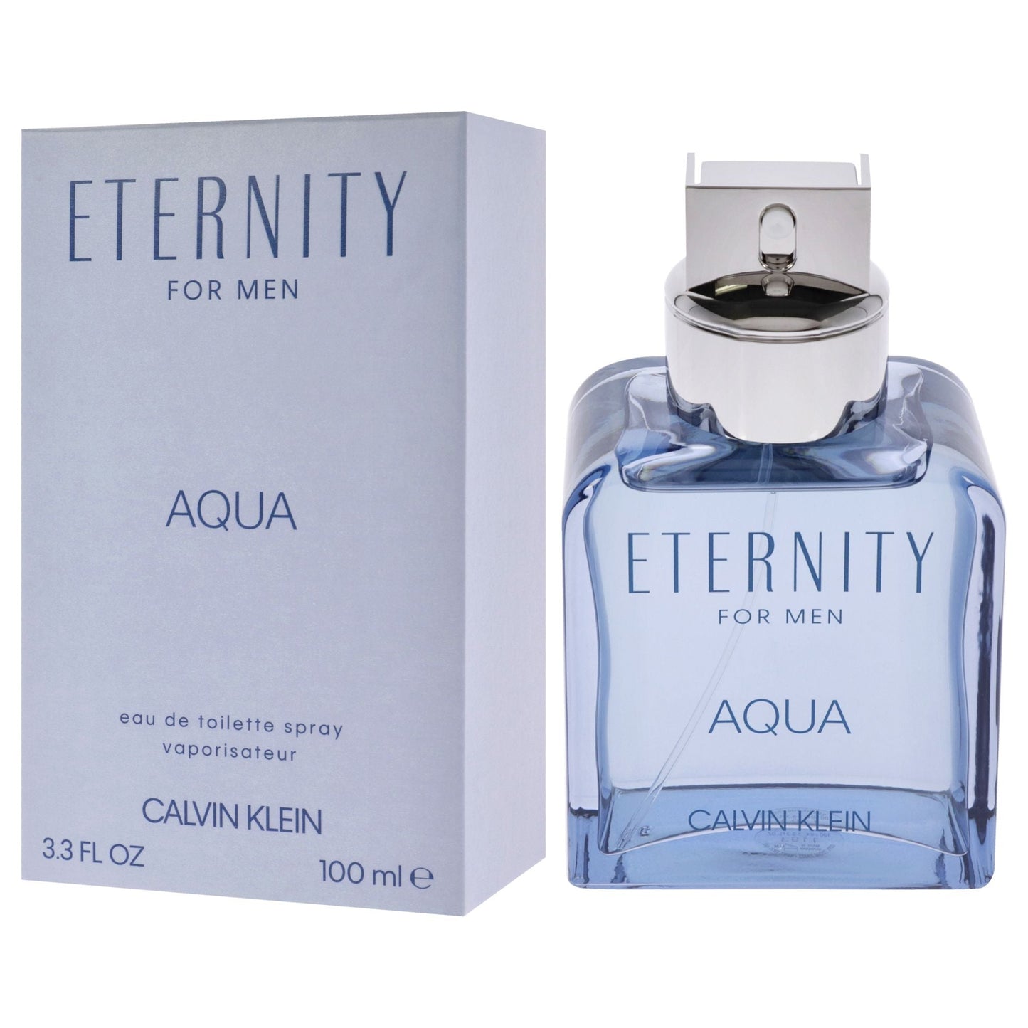Eternity Aqua by Calvin Klein for Men - 3.3 oz EDT Spray