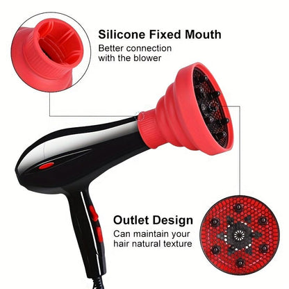Hair Dryer Diffuser Universal Foldable Curls Blow Dryer Hair Curl Diffuser Cover Hairdryer Accessories Hair Styling Tool