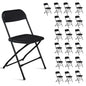 10PCS Heavy Duty Folding Chair 350lbs Capacity Metal Frame Portable Event Chair for Indoor Outdoor Use Stackable and No Assembly Required