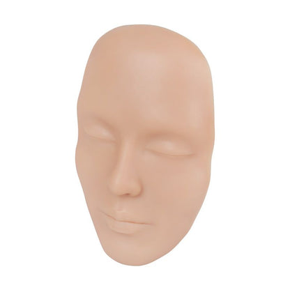 Stereoscopic Full Face Silicone Tattoo Practice Skin Microblading Mannequin Heads for Permanent Makeup Brows Nose Lips Eyes Line