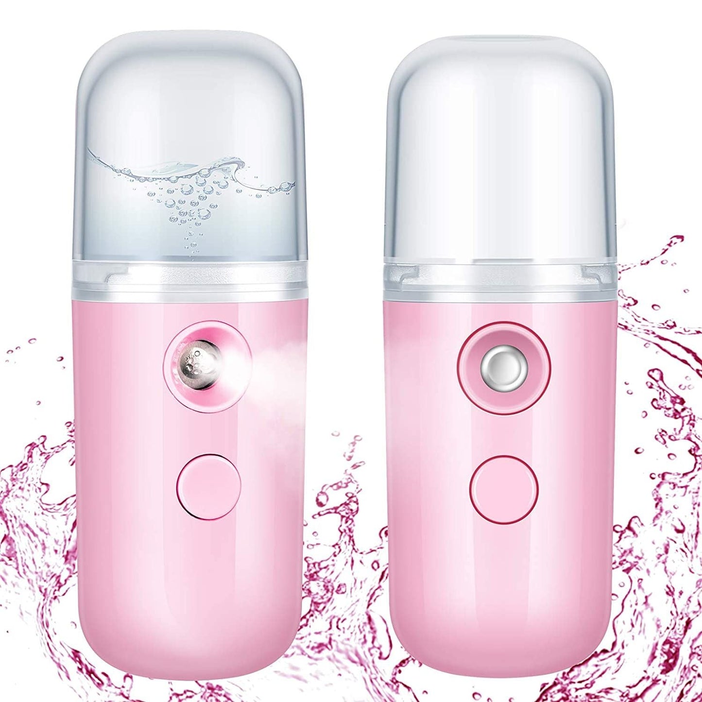 Portable Nano Facial Mist - Handy Steamer for Hydrating and Mist Hand Eyelash Extensions - 30ml USB Mist Handy Steamer for Facial Hydrating