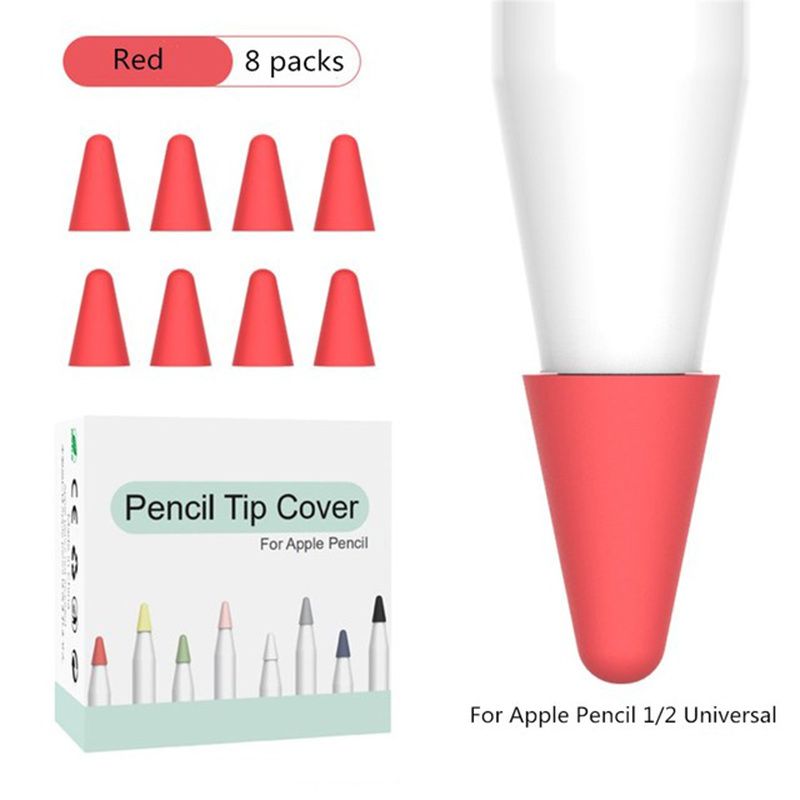 Silicone Replacement Tip Case For Apple Pencil 1/2 Touchscreen Stylus Pen Case Nib Protective Cover Skin For Apple Pencil