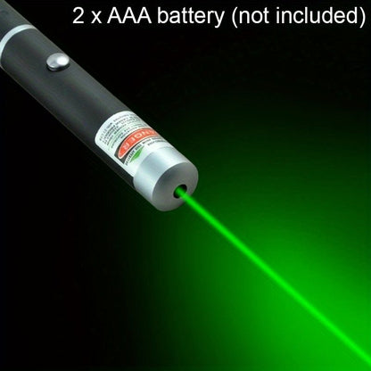 1pc Laser Pointer Laser Pen Laser Flashlight Portable Handheld Flashlight For Cats Dogs Pet Interactive Toys Laser Presentation (Two AAA Battery Not Included)