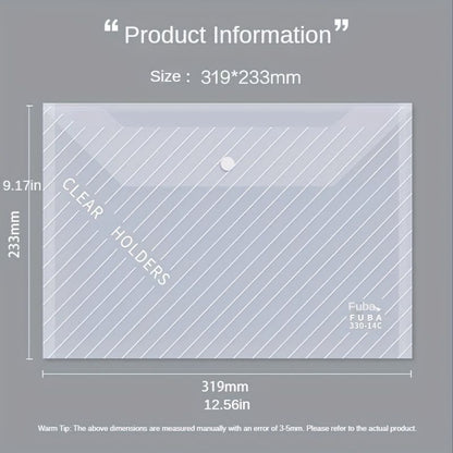 Large Capacity Waterproof A4 Document Bag - Keep Your Test Papers and Data Files Safe and Secure!