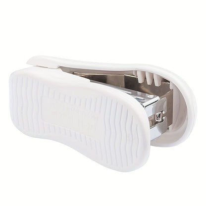 1 Piece Deli Compact Light Blue Stapler For 40 Staples And 12 Sheets Of Paper For Office, School, Booklet Or Book Binding