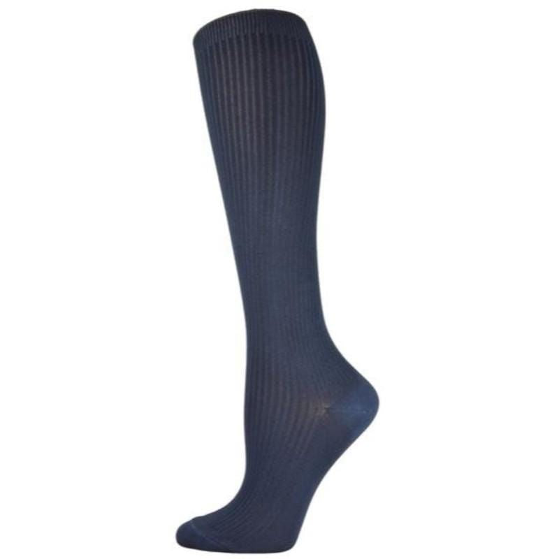 Girl's Uniform Knee Highs, Ladies Knee-High Bamboo Ribbed Legwear