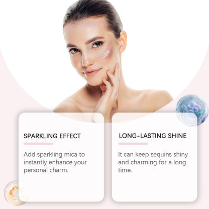 Jaysuing Glitter Gel, Prom Party Rave Stereoscopic Highlight Natural Shine Face Body Gel