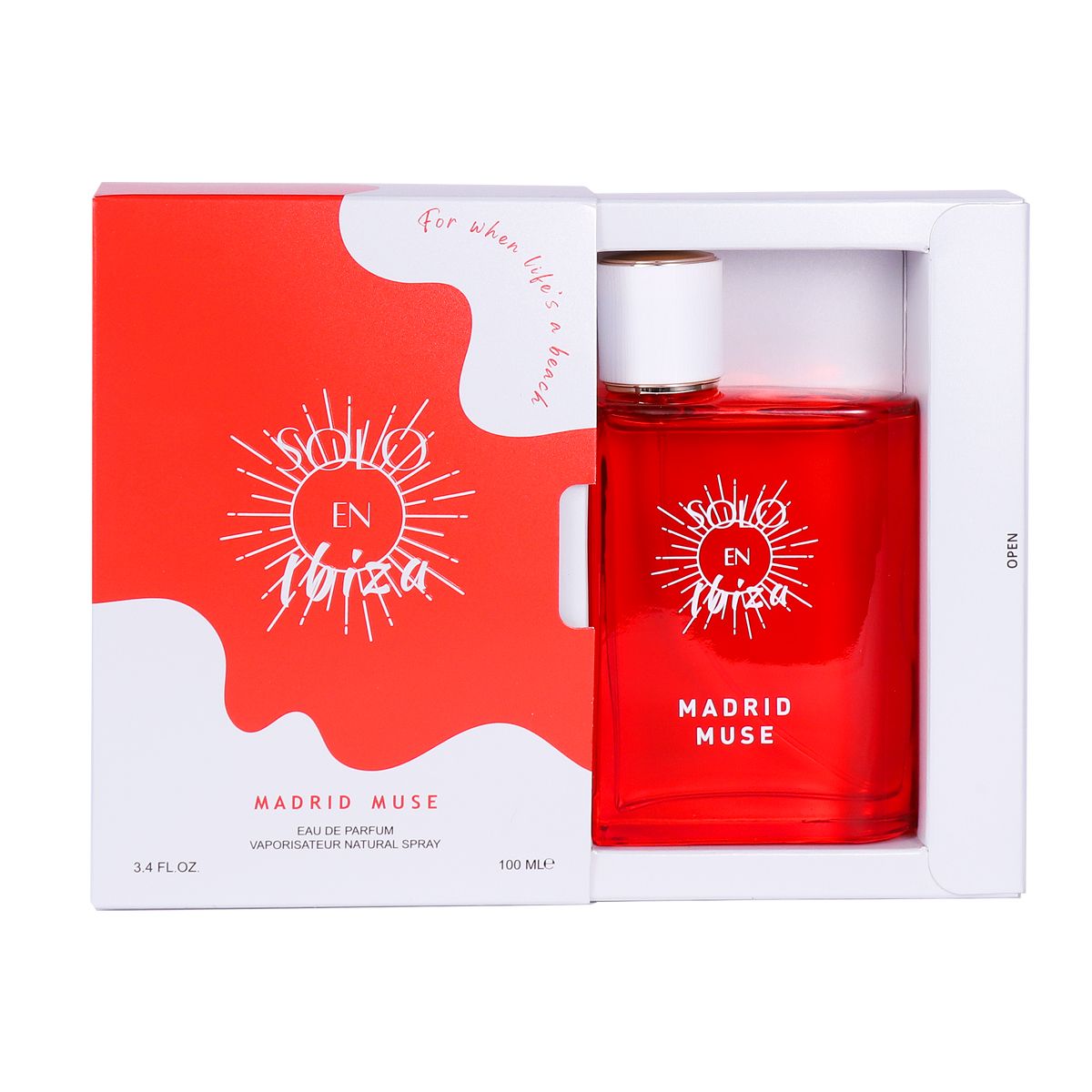 ILong-Lasting Perfume]Long-Lasting Women'sEau De Parfum Spray, SOLO EN, 3.4 F.0z|VanillaAnd Jasmine, Perfect for Dating, Parties And GiftGiving