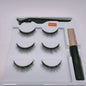 3 Pairs Of Magnetic Eyeliner Liquid False Lashes. Magnetic Adhesive False Lashes. Magnetic Clasp Eyelashes. Magnetic Eyelashes.