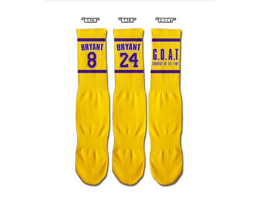 KOBE GOAT Fun Basketball Socks