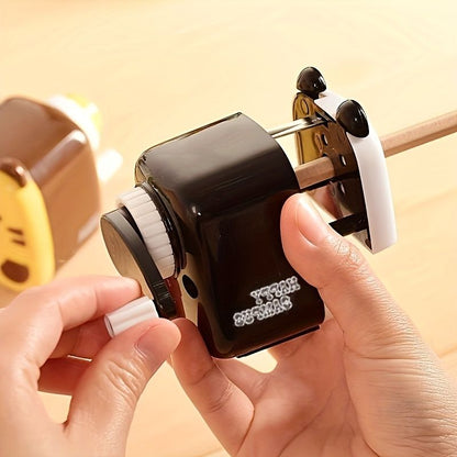 Cute Animal Sharpener: Sharpen Pencils With This Handheld Hand Sharpener!1 Sharpener For A Professional Desktop Look
