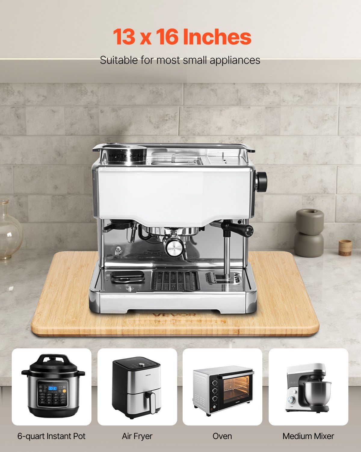 VEVOR Appliance Slider 13 x 16 in Sliding Tray for Kitchen Countertop