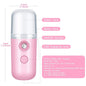 Portable Nano Facial Mist - Handy Steamer for Hydrating and Mist Hand Eyelash Extensions - 30ml USB Mist Handy Steamer for Facial Hydrating