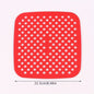1pc 7.5in/8in/9in Air Fryer Liner Silicone Air Fryer Mat