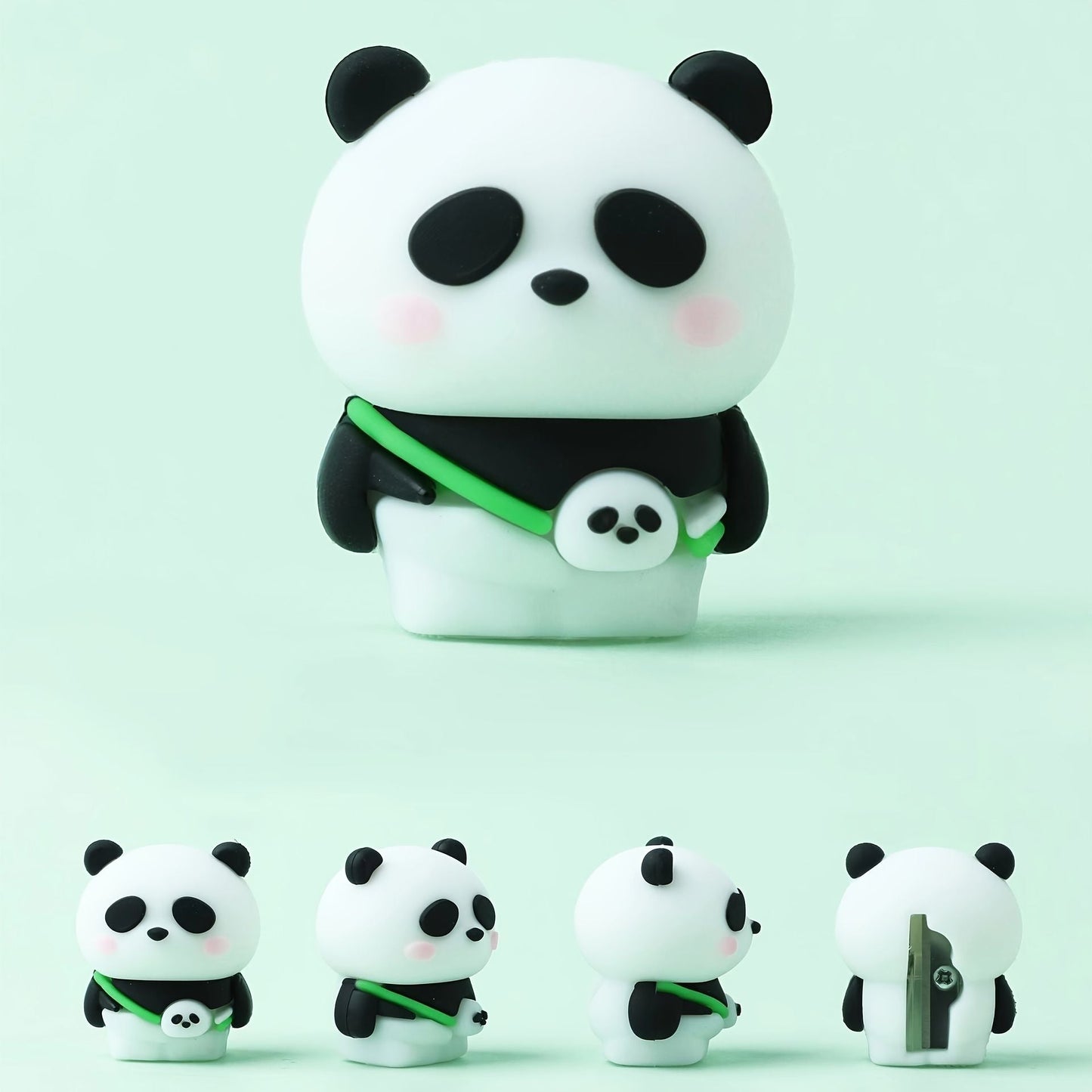 Creative Cute Panda Shaped Pencil Sharpener Single