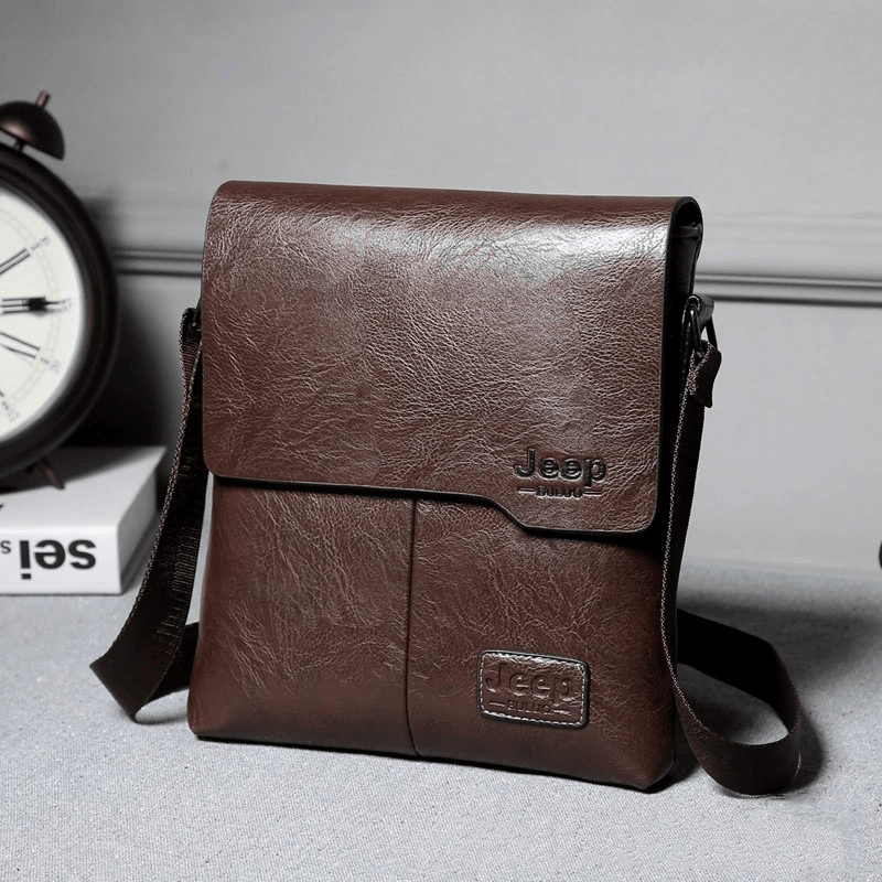 New Vertical Casual Briefcase Men's Business Document Bag Messenger Bag Shoulder Bag Card Bag Wallet