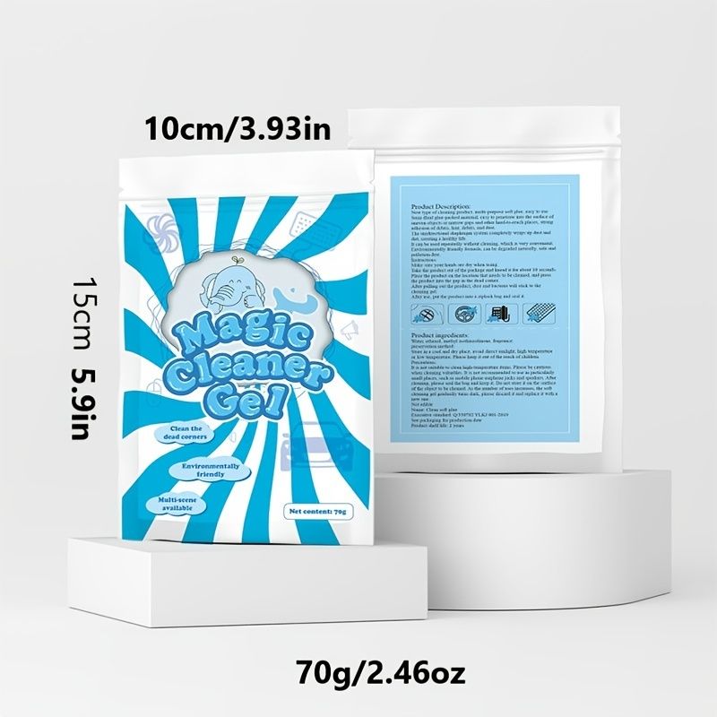 RV Super Clean Slime Dust Cleaner, Reusable Magic Air Outlet Dust Soft Mud70g/160g/200g , Universal Gel Dust Slime Cleaner For Car Vents