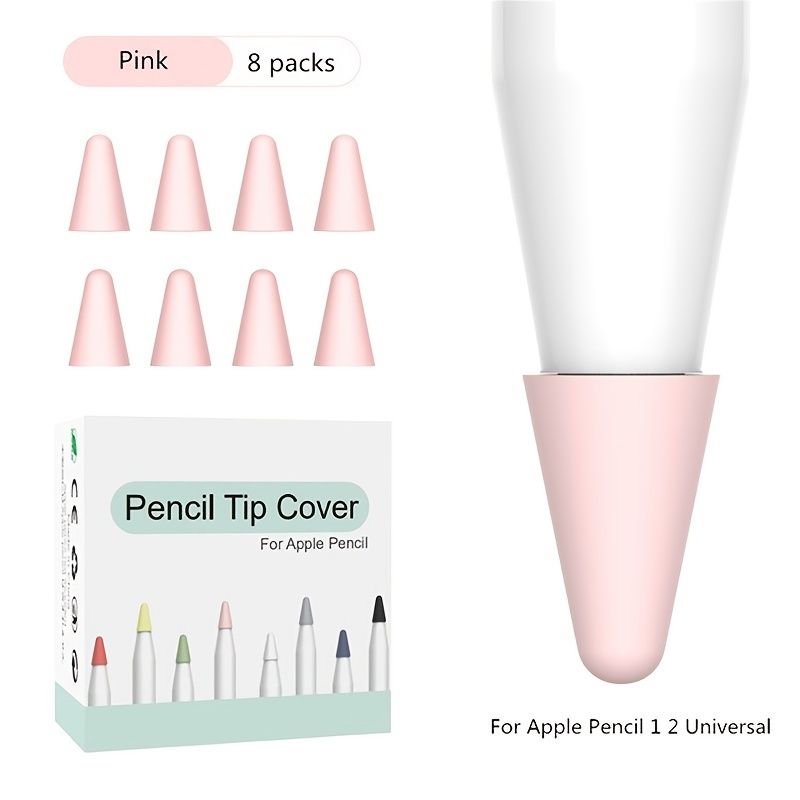 Silicone Replacement Tip Case For Apple Pencil 1/2 Touchscreen Stylus Pen Case Nib Protective Cover Skin For Apple Pencil