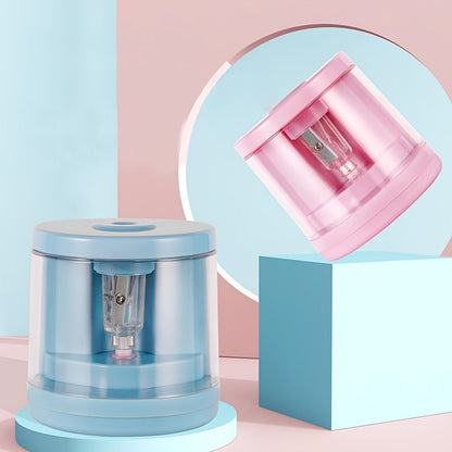 Electric Pencil Sharpener Artist Pencil Sharpener Automatic Classroom Electric Pencil Sharpener For 6-12mm Pencils Teacher (Batteries Not Included)