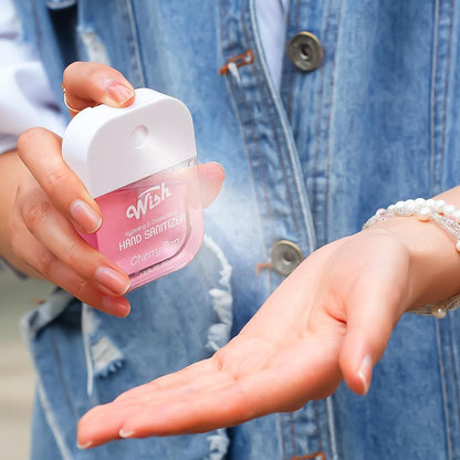 Wish 4pcs Hand Sanitizer Spray, Mini Travel Essential ltemsSpray Hand Sanitizer, Portable Aloe Vera HandPerfume Spray, HandsCleaning, And Delicately Scented. for Moisturizing Hand Fragrance Spray