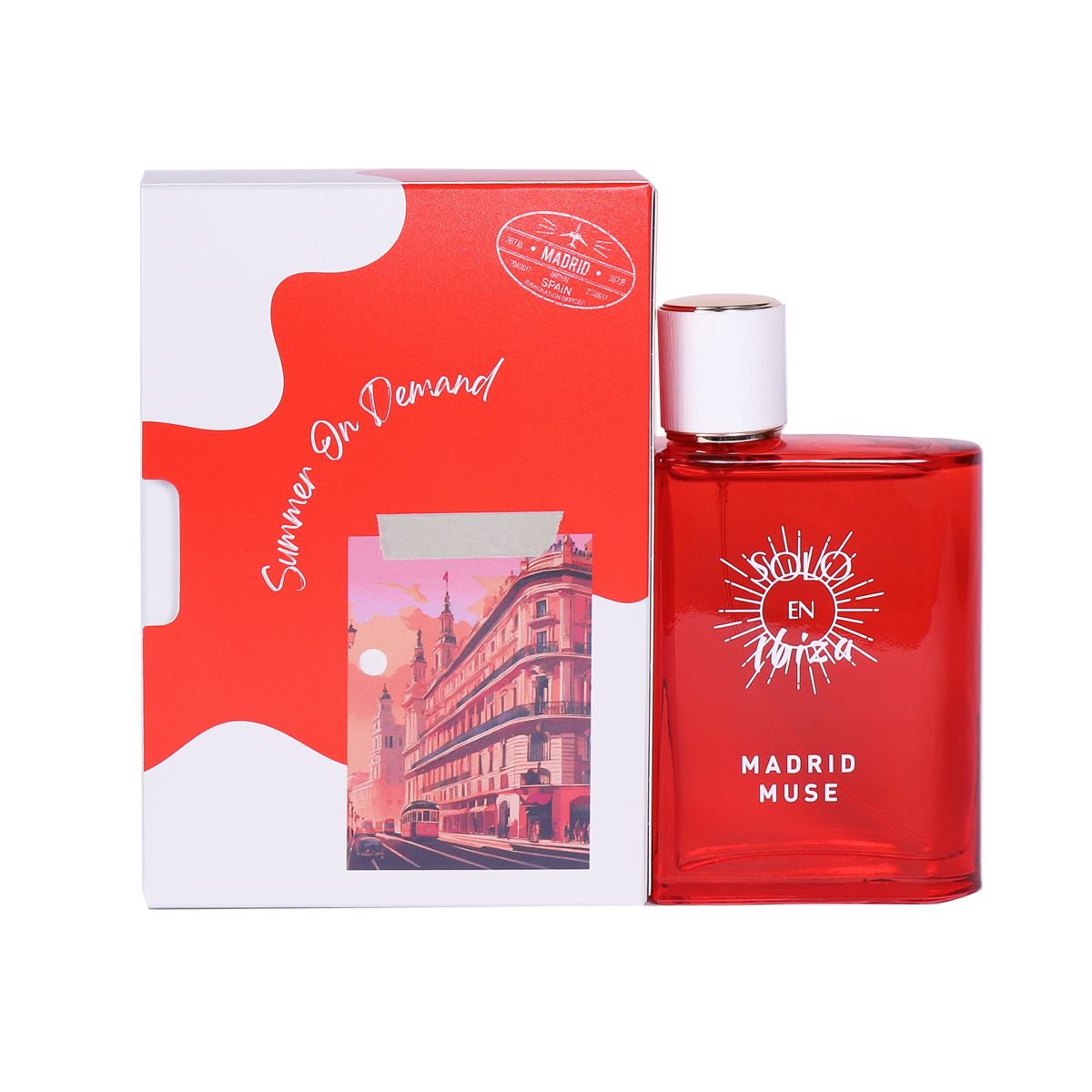 ILong-Lasting Perfume]Long-Lasting Women'sEau De Parfum Spray, SOLO EN, 3.4 F.0z|VanillaAnd Jasmine, Perfect for Dating, Parties And GiftGiving