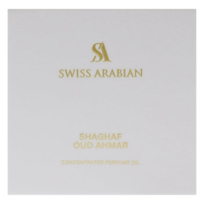 Shaghaf Oud Ahmar by Swiss Arabian for Men - 0.4 oz Parfum Oil