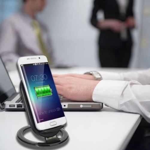 15W Fast Wireless Charger Stand Detachable 2-Coils Charging Pad Slim A4L for Motorola Edge Plus, Google Nexus 6, (2022), DROID MAXX - Nokia XR20, 8 - OnePlus 9 Pro, 8 Pro - Razer Phone 2