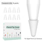 Silicone Replacement Tip Case For Apple Pencil 1/2 Touchscreen Stylus Pen Case Nib Protective Cover Skin For Apple Pencil