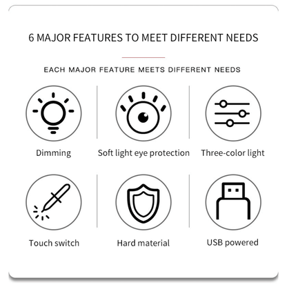 LED Desk Lamp Atmosphere Lamp Touching Control Bedside Lamp Night Light Suitable For Home Office Dimmable Desk Lamp With USB Charging Port Acrylic Crystal Modern Luxury Rechargeable Table Lamp