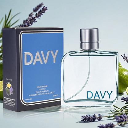 3.4 Fl Oz Men's Eau De Toilette Spray, Long-Lasting Perfume, Notes Of Bergamot, Lavender And Vetiver Grass Flavor, Perfect For Dating, Daily Life, Parties, Gift Giving