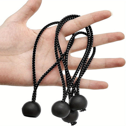 20pcs 6 Inch Bungee Cords, Bungee Balls, Bungee Cords With Balls, Elastic String Ties For Camping, Tents, Tarp, Canopy Shelter, Wall Pipe, Holding Wire And UV Resistant