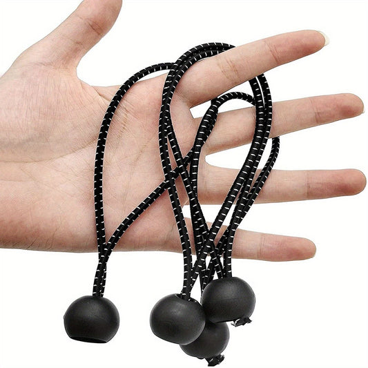 20pcs 6 Inch Bungee Cords, Bungee Balls, Bungee Cords With Balls, Elastic String Ties For Camping, Tents, Tarp, Canopy Shelter, Wall Pipe, Holding Wire And UV Resistant
