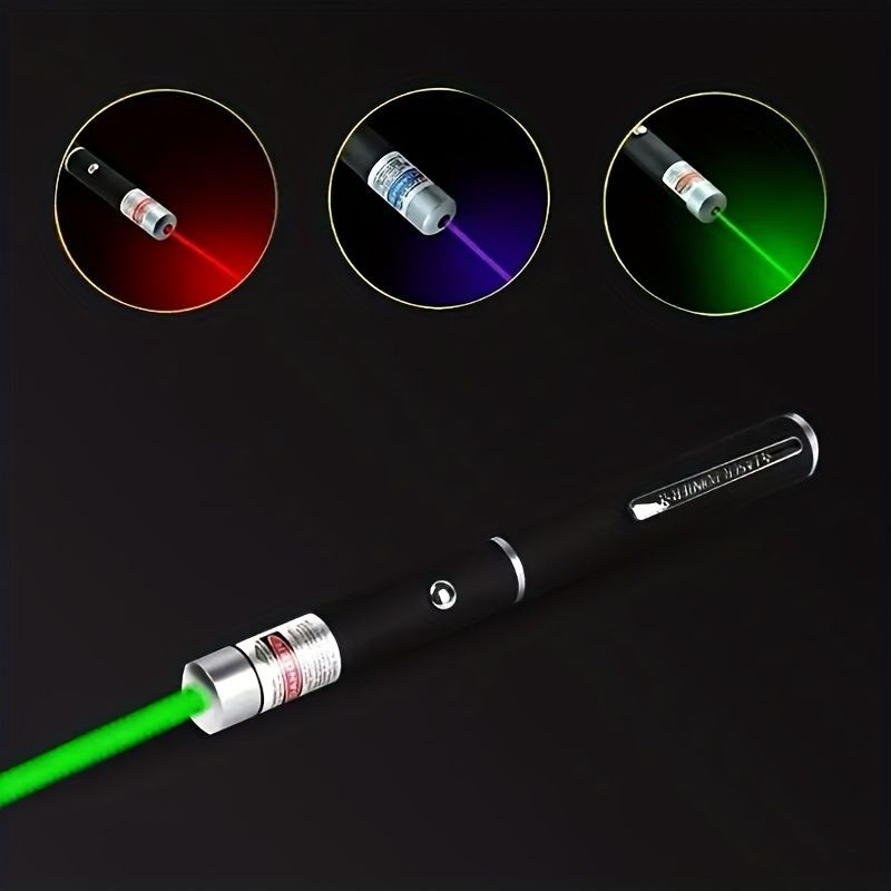 1pc Laser Pointer Laser Pen Laser Flashlight Portable Handheld Flashlight For Cats Dogs Pet Interactive Toys Laser Presentation (Two AAA Battery Not Included)