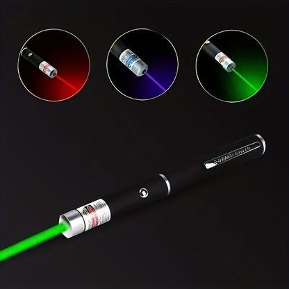1pc Laser Pointer Laser Pen Laser Flashlight Portable Handheld Flashlight For Cats Dogs Pet Interactive Toys Laser Presentation (Two AAA Battery Not Included)